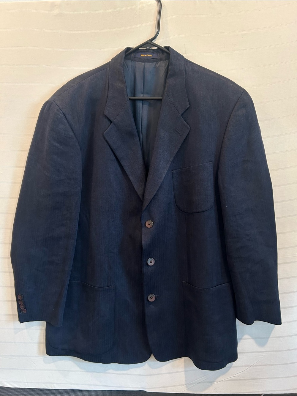 Ralph by Ralph Lauren Wool Navy Blue Blazer - Classic 3-Button Jacket